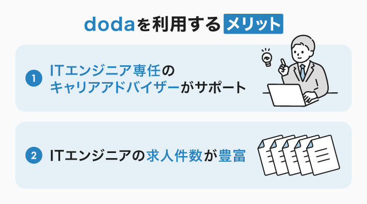 dodaを利用するメリット