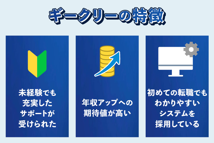 ギークリーの特徴