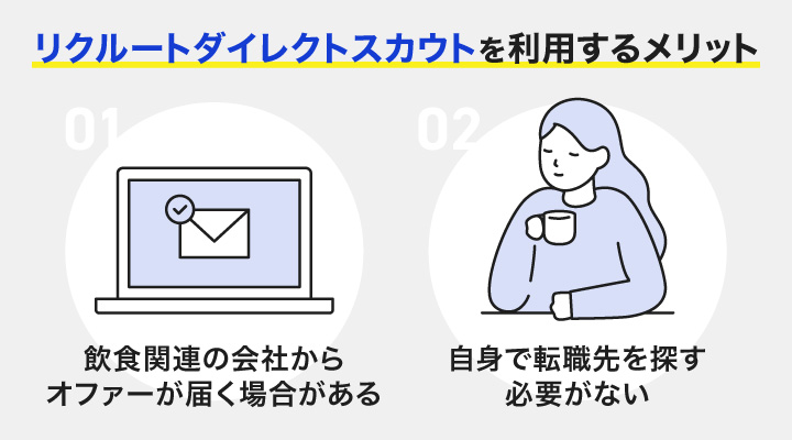 リクルートダイレクトスカウトを利用するメリット